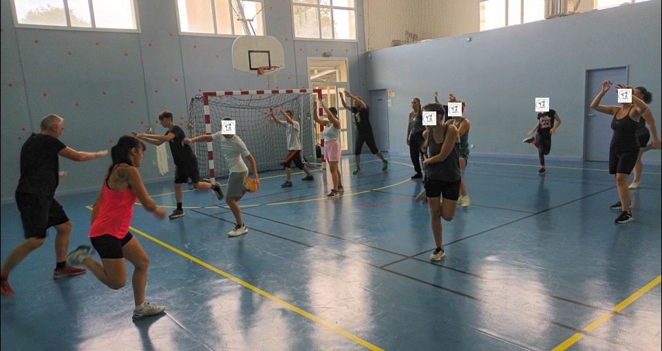 Séance de cardio-karaté au club KENKYO Custines